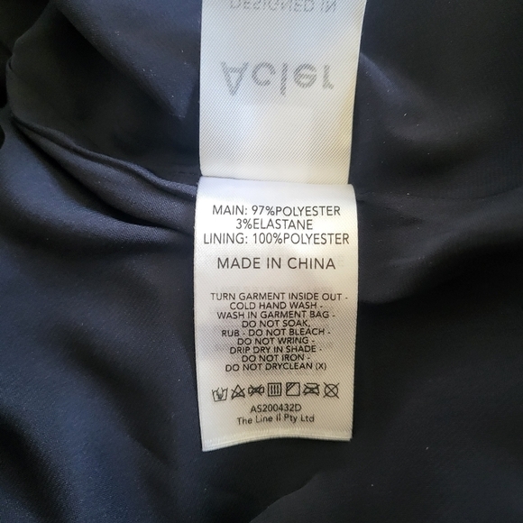 New ACLER Tippet Floral Flutter-Sleeve Midnight Wallpaper Midi Dress NWT Size 2 - Picture 16 of 16